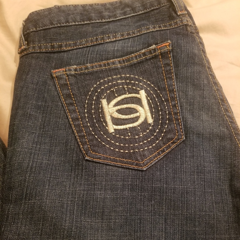bebe new icon straight leg jeans